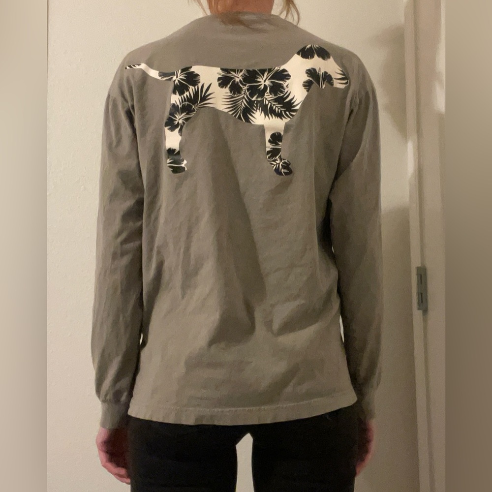 VS PINK long sleeve, choker style. Size M.